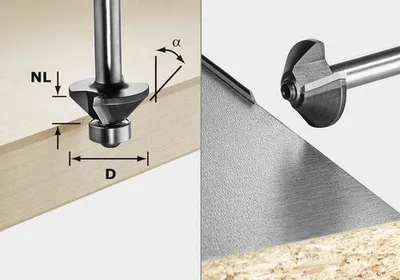Produktbild von FESTOOL Fasefräser S8 HW 15° D18-KL OFK - AUSLAUF -