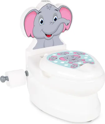 Produktbild von Pilsan Elephant Lerntöpfchen weiß/grau