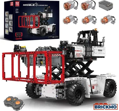 Zdjęcie produktu dla Wózek widłowy Mould King z pilotem, biały 17029
