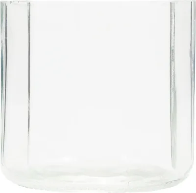 Produktbild von Glas-Windlicht klar, Teelichthalter & Stumpenkerzenhalter, 6er Set Ø9,5cm H9cm - Dekorativ & Vielseitig, 6 Stück