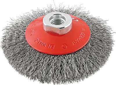 Produktbild von FORMAT Kegelbürste Stahldraht M14 100x0,30mm gewellt