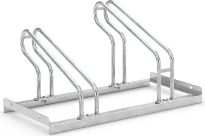 Produktbild von Fahrradständer Bügelparker 2052 BF | 2 Räder einseitig | RA 390mm