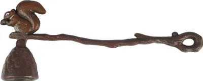 Produktbild von Kerzenlöscher Kerzen Löschhut Flammenstopper Gusseisen Eichhörnchen Nuss