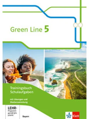 Produktbild von Green Line 5. Trainingsbuch Schulaufgaben, Heft mit Lösungen und CD-ROM Klasse 9. Ausgabe Bayern