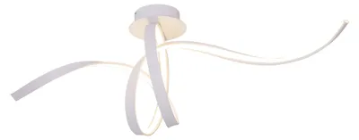 Produktbild von Deckenleuchten - LED Deckenleuchte l: 120cm weiß "ODRIVE", Deckenlampe im Modern Style, aus Metall und Kunststoff in weiß, 120 x 40 x 42 cm, inkl. LED – dimmbar