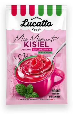 Immagine prodotto di LUCATTO, caramella al lampone con un tocco di menta, 30 g