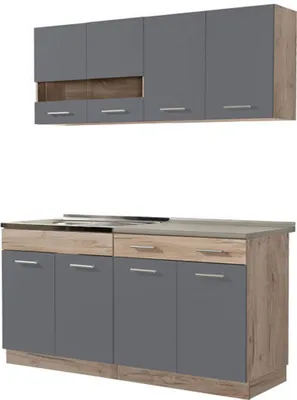 Immagine prodotto di Solarolo - Cucina, Nero Antracite, un Cassetto, Elettrodomestici non inclusi