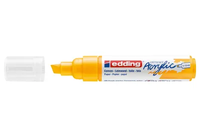Produktbild von Edding 5000 Acrylmarker Breit, Gelb, Meißel, Gelb, Extradick, 5 mm, 1 cm