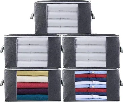Produktbild von Famanu Kleiderhülle Organizer Aufbewahrungstasche - Faltbar, 90 l