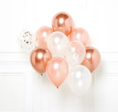 Produktbild von Amscan 9912379, Spielzeugballon, Gold, 8 Stück(e)