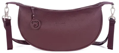 Image de Sac à bandoulière London - 38 x 20 x 8 cm - Bordeaux | par Pasito a pasito