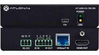 Imagen del producto de Atlona AT-UHD-EX-70C-RX: Video, audio e infrarrojos
