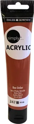 Obrázek produktu pro Daler Rowney Simply Akrylová barva Raw Umber 75 ml 1 ks