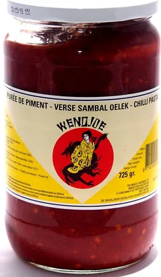 Produktbild von WENDJOE Sambal Oelek - SCHARF / Chili Paste 725g