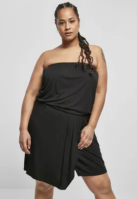 Immagine prodotto di Abito da donna Urban Classics Ladies Viscose Short Bandeau Dress nero - 3XL