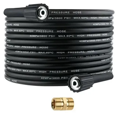 Obrázek produktu pro Vysokotlaková hadice - Hadice pro vysokotlaké čističe - 10 m - 240 bar - M22 x 14 mm - Prodlužovací adaptér