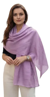 Produktbild von 100% Seidenschal in Lilac 180x90cm für formelle Anlässe