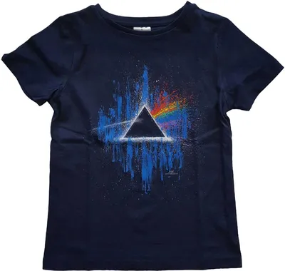 Immagine prodotto di Pink Floyd - Maglietta "Dark Side Of The Moon" per bambini RO641 (116) (Marineblau)