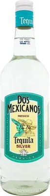 Produktbild von Dos Mexicanos Tequila Silver 1000ml 35% Vol.