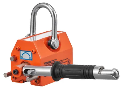 Immagine prodotto di VEVOR 100kg Magnete di sollevamento Magnete di sollevamento Magnete giallo Magnete per gru Sollevatore magnetico Neodimio