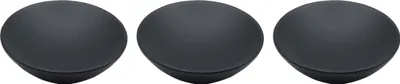 Immagine prodotto di Natural Goods Berlin Maniglia per mobili MULDE, pomolo per mobili, maniglia per armadi, pomolo per cassetti e porte, nero, 3 pezzi
