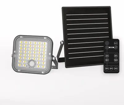 Produktbild von hoftronic Vega LED Solar Wandleuchte 10W 1500 Lumen IP65 Schwarz