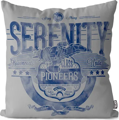 Produktbild von VOID Serenity Firefly Kissenbezug Kissenhülle Polyester wasserfest Outdoor Indoor aufbruch allianz raumschiff