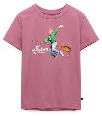 Produktbild von Spreadshirt Bibi Blocksberg Fliegt Auf Kartoffelbrei Film Kinder Premium T-Shirt, 134/140 (8 Jahre), Mauve