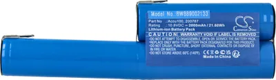 Produktbild von vhbw Akku kompatibel mit Gardena Accu 100 Grasschere, Strauchschere Heckenschere Gartengeräte (2000mAh 11,1V Li-Ion)