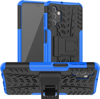 Produktbild von Samsung Galaxy A32 5G Hülle - Coverup Panzer Back Cover mit Ständer - Blau