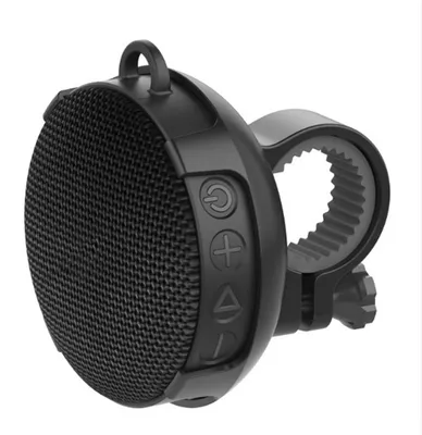 Immagine prodotto di Altoparlante portatile - Altoparlante bluetooth per bici - Impermeabile - Senza fili - 750 mAh - Nero