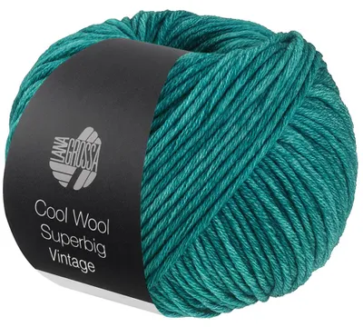 Produktbild von Lana Grossa - Cool Wool Superbig Vintage 7298 petrolgrün