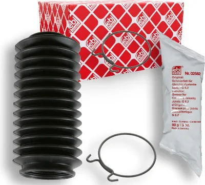 Produktbild von FEBI BILSTEIN 02761 Faltenbalgsatz Lenkung Vorderachse links, Vorderachse rechts