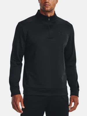 Produktbild von Under Armour Sweatshirt Ua Armor Fleece 1/4 Zip-Schwarz 1373358-001__LG