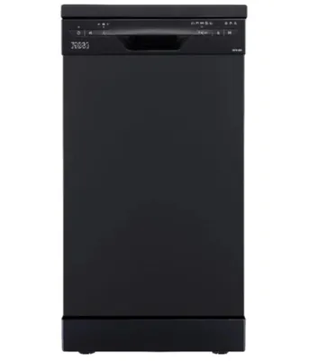 Produktbild von PKM GSP9-4EB, Freistehend, Single (45 cm breit), Schwarz, Schwarz, Edelstahl, 10 Maßgedecke