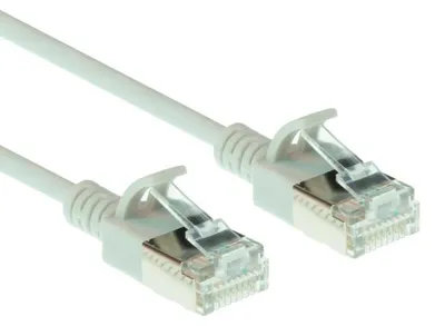 Immagine prodotto di ACT Grigio 5 metri LSZH U/FTP CAT6A cavo patch slimline per datacenter senza strappi con connettori RJ45 (DC7005)