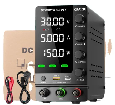 Image de Alimentation, 32V de sortie, tension et courant réglables, 30V 5A 150W, 220 V~
