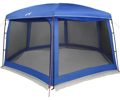 Immagine prodotto di vidaXL Tenda da piscina con telo rimovibile Pareti in rete Azzurro 670x590cm