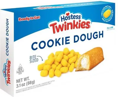 Obrázek produktu pro Hostess Twinkies Cookie Dough Bites – mini dortíky s mléčným krémem, 80 g, minimální trvanlivost do 27. 8. 2026