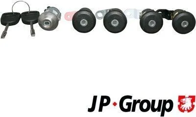 Produktbild von JP GROUP Schlosssatz Schließanlage 1587500210 für FORD TRANSIT MK-5 Bus (E) Transit Mk4 Pritsche/Fahrgestell (VE83) TRANSIT MK-4 Pritsche/Fahrgestell
