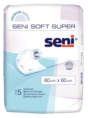 Produktbild von Seni Soft Super, 60 x 60 cm, 5 Stück