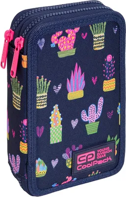 Obrázek produktu pro Dvojitý penál s vybavením - Cactus Jumper 2 CoolPack