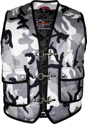 Produktbild von TAN Bikerweste Kutte Camouflage Rockerweste Highway Clubweste Biker Chopper Race(M)