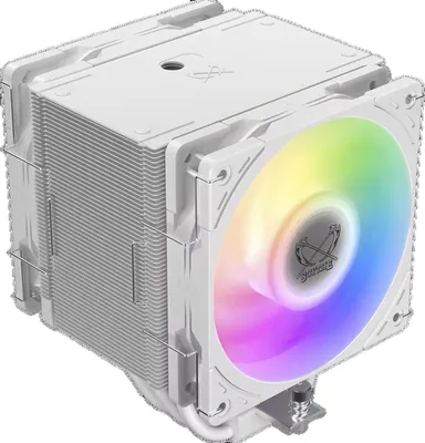 Produktbild von Mugen 6 Dual Fan White ARGB Edition (weiß, 120 mm)