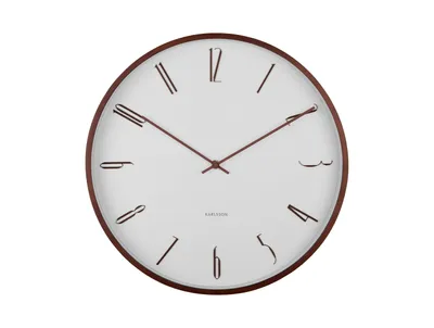 Produktbild von Karlsson - Wanduhr Scandia - Weiß - Ø40cm