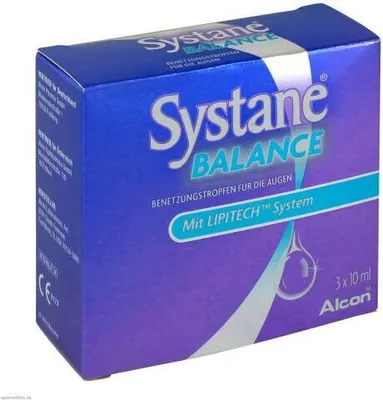 Zdjęcie produktu dla Systane Balance krople nawilżające do oczu 3X10 ml