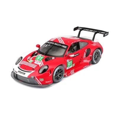 Zdjęcie produktu dla BBURAGO Porsche 911 RSR LM, Model super pojazdu, Wstępnie zmontowany, 1:24, Porsche 911 RSR LM, Każda płeć, Metal, Plastik