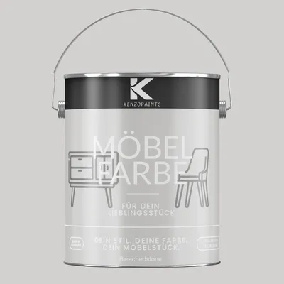 Produktbild von Kenzopaints 2,5Liter Möbelfarbe Möbellack Buntlack Farbraum - Bleachedstone