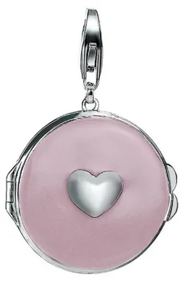 Produktbild von Esprit Anhänger Charms Sweet Heart Medaillon Rosa ESCH91162A000