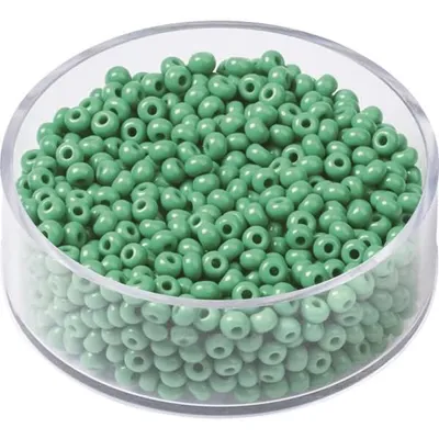 Produktbild von KNORR PRANDELL 213104443 Böhmische Rocailles Ø 25 mm Glas grün